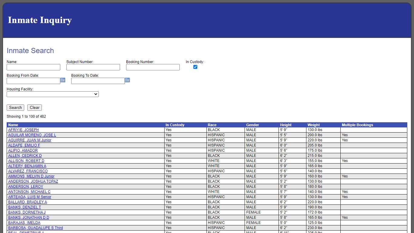 Inmate Search - inquiry.willcosheriff.org